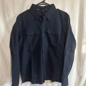 Men's Navy Button Down Shirt